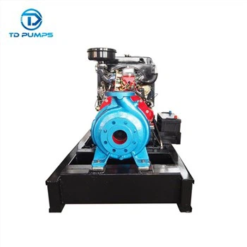 Wasserpumpe Goldbergbau 3 Zoll Hebei chinesische horizontale zentrifugale Dieselmotor-Wasserpumpe